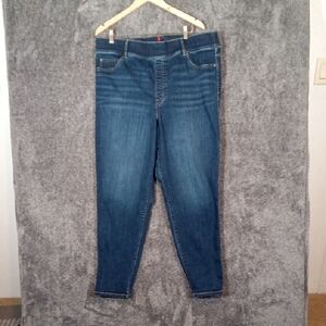 SPANX Dark Blue Skinny Pullon Tummy Control Womens Pants Sz 3XT
